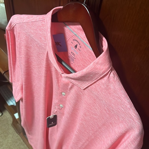 New Johnnie-O Santa Monica Rose Marbleized designed Golf Tennis Sports Polo! - Picture 11 of 12